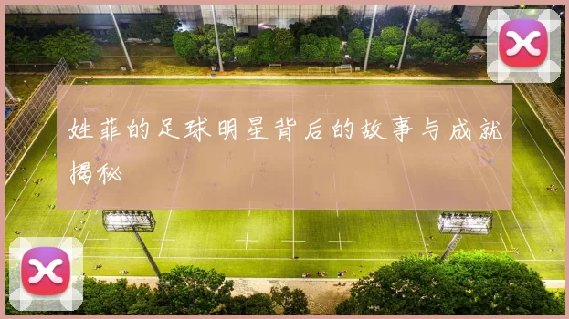 姓菲的足球明星背后的故事与成就揭秘