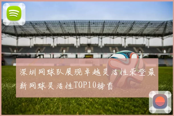 深圳网球队展现卓越灵活性荣登最新网球灵活性TOP10榜首